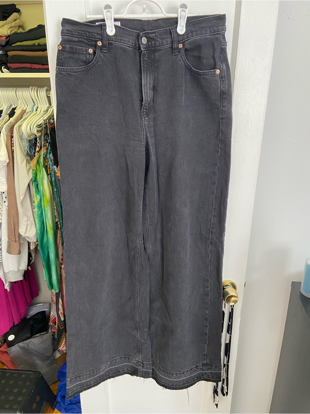 GAP High-Rise Charcoal Black Jeans